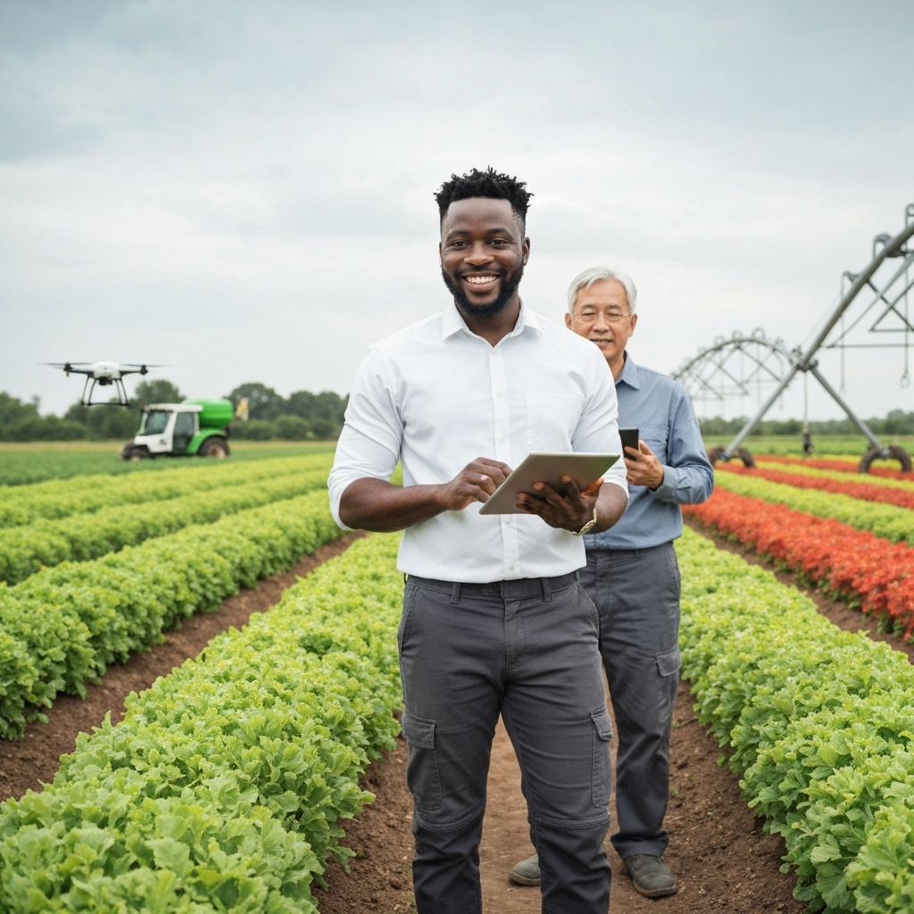 Expert agricole africain
